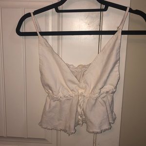 White summer top
